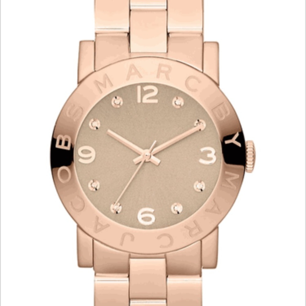 Marc Jacobs rose gold watch